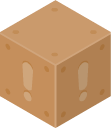 Isometric Platformer Brown Exclamation Crate